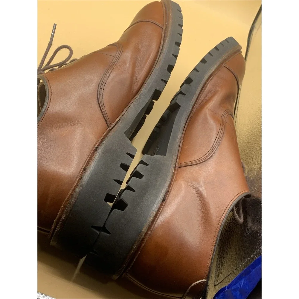 Allen Edmonds Men's Park Avenue Cap Toe Lace Up Leather Oxford Lug- Size 13 D